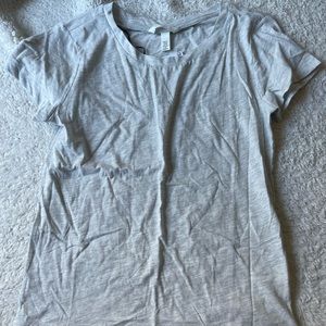 Gray H&M crew neck tee